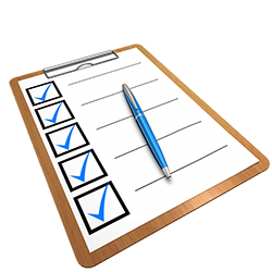 registration checklist